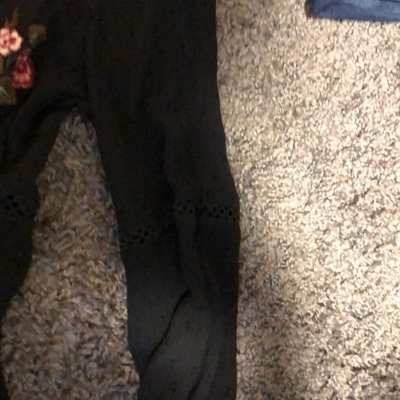 Flower peasant shirt - Picture 3 of 3